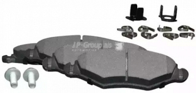 JP GROUP 4163600910 -  Колодки тормозные дисковые передние, комплект